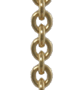 8 kt. gold Round anchor chain 0.4/1.5 mm (333)